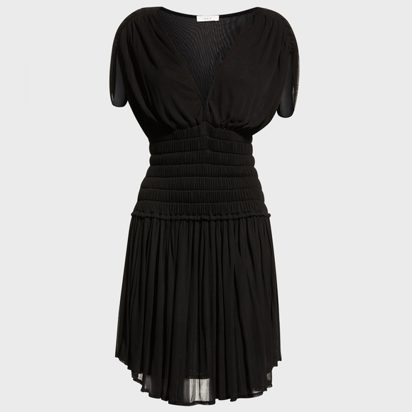 A.L.C. Luna Jersey Mini Little Black Dress - Picture 15 of 16